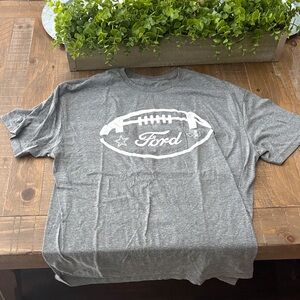 Ford Heather Gray Football Graphic Tee